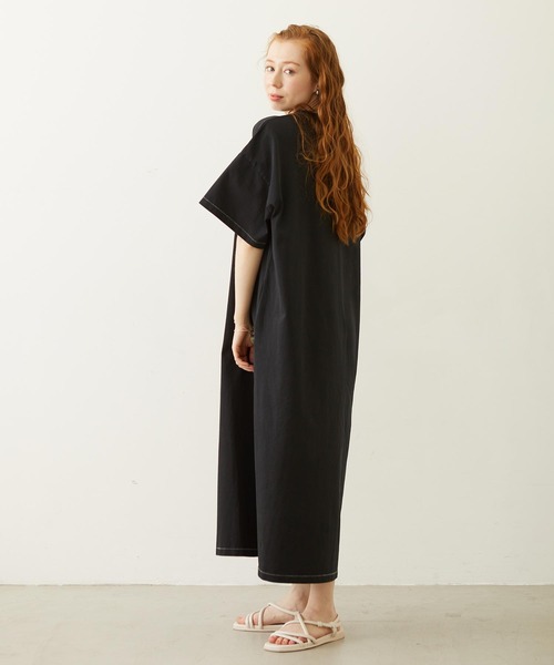 MILKFED.（ミルクフェド） ワンピース 半袖 RETRO CHERRY DRESS