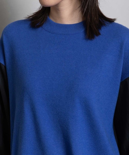 「MARECHAL TERRE」 長袖ニット MEDIUM グレー レディース_画像7
