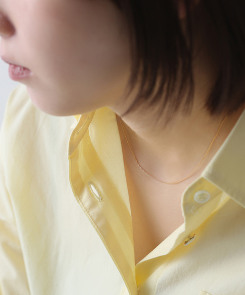 ネックレス シングルキヘイ45cmスライドネックレス K18 レディース