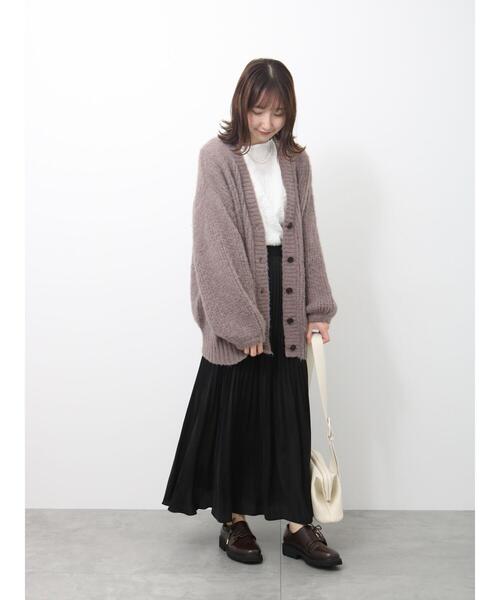 「Te chichi TERRASSE」 ニットカーディガン F ブルー レディース_画像3