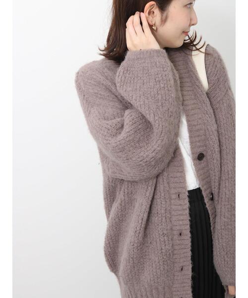 「Te chichi TERRASSE」 ニットカーディガン F ブルー レディース_画像4