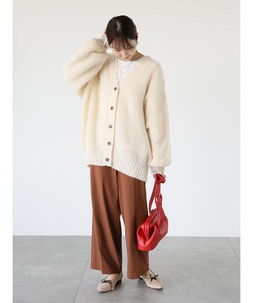 「Te chichi TERRASSE」 ニットカーディガン F ブルー レディース_画像7