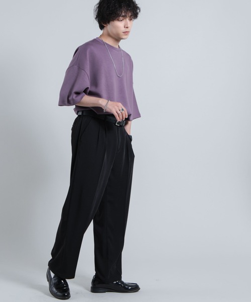 「WEGO」 スラックス MEDIUM ブルー系その他 メンズ_画像3