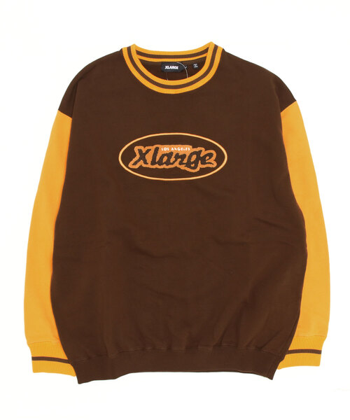 「XLARGE」 スウェットカットソー M ブラウン メンズ_画像2