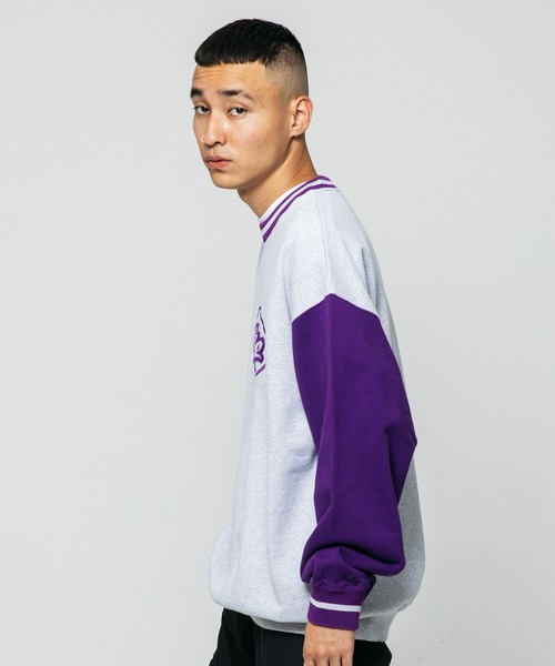 「XLARGE」 スウェットカットソー M ブラウン メンズ_画像3