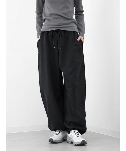 YORT ワイドパンツ スウェットパンツ ジャージ サイドカットオフ