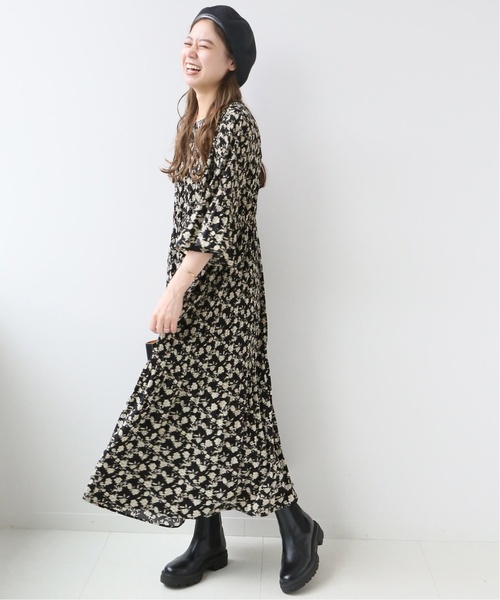 「JOURNAL STANDARD relume」 長袖ワンピース FREE ブラック レディースの画像