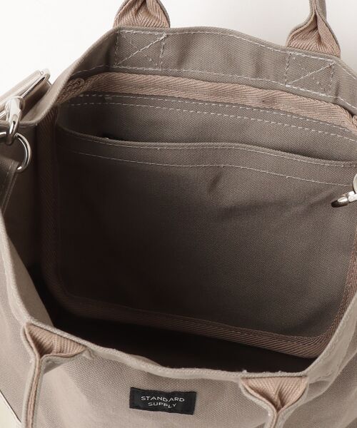 「STANDARD SUPPLY」 2WAYバッグ FREE グレイッシュベージュ レディース_画像4