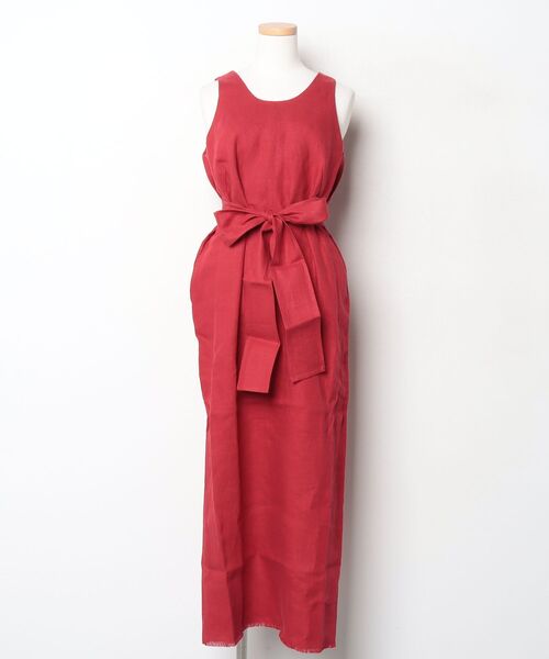 plage（プラージュ） ノースリーブワンピース 36 レッド レディース 