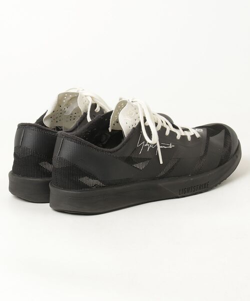 「Y-3」 ローカットスニーカー 26.5cm ブラック×ホワイト メンズ_画像2