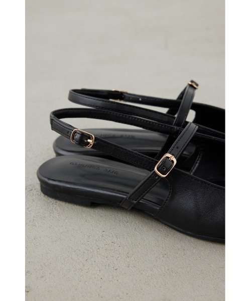 「crie conforto」 フラットサンダル LARGE ブラック レディース_画像4
