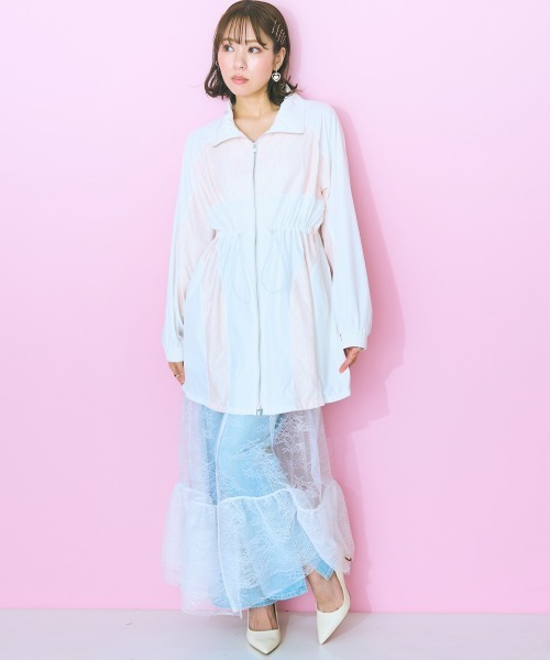 「marun」 「SMILELAND」キャミソールワンピース LL オフホワイト レディース_画像3