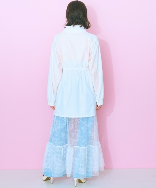 「marun」 「SMILELAND」キャミソールワンピース LL オフホワイト レディース_画像5