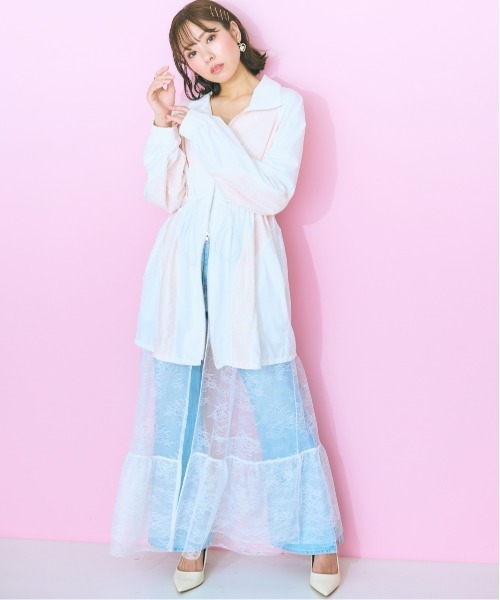 「marun」 「SMILELAND」キャミソールワンピース LL オフホワイト レディース_画像6