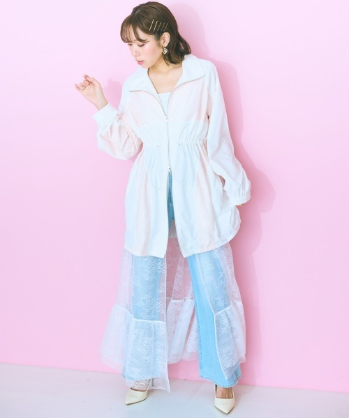 「marun」 「SMILELAND」キャミソールワンピース LL オフホワイト レディース_画像8