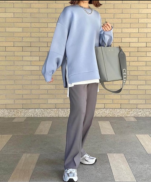 「Emma Taylor」 長袖カットソー FREE グレー レディース_画像5