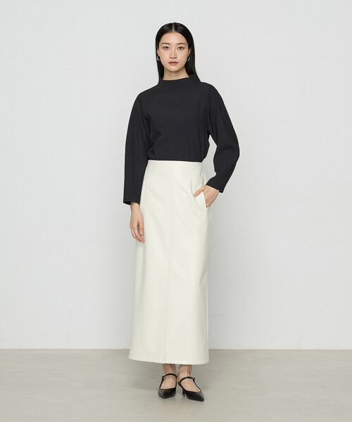 「COMME CA」 長袖ブラウス M ブラック レディース_画像6