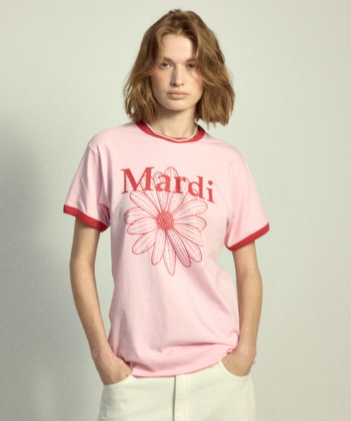 Mardi Mercredi（マルディメクルディ） tシャツ 半袖 SLIM RINGER