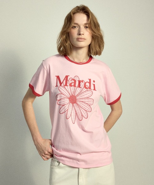 Mardi Mercredi（マルディメクルディ） tシャツ 半袖 SLIM RINGER