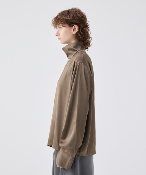 「soerte」 長袖シャツ 2 ブラウン メンズ_画像9