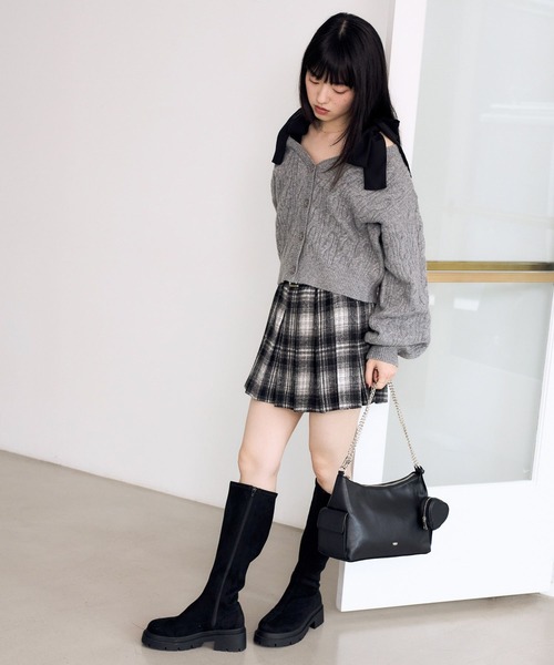 「Heather」 ショルダーバッグ ONE SIZE ブラック レディース_画像6