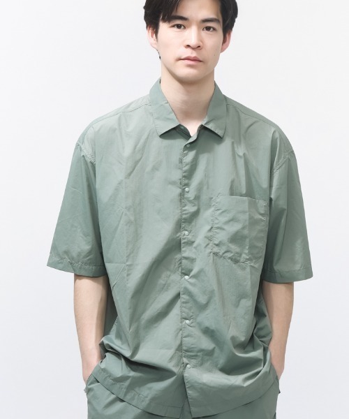 TIGORA（ティゴラ） シャツ 半袖 撥水軽量半袖シャツ メンズ