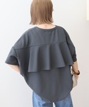 tシャツ 半袖 「WEB限定」バックフリル半袖...の詳細画像4