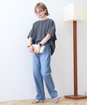 tシャツ 半袖 「WEB限定」バックフリル半袖...の詳細画像5