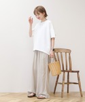 tシャツ 半袖 「WEB限定」バックフリル半袖...の詳細画像1