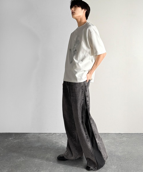 「Classical Origin」 デニムパンツ LARGE ブラック メンズ_画像2