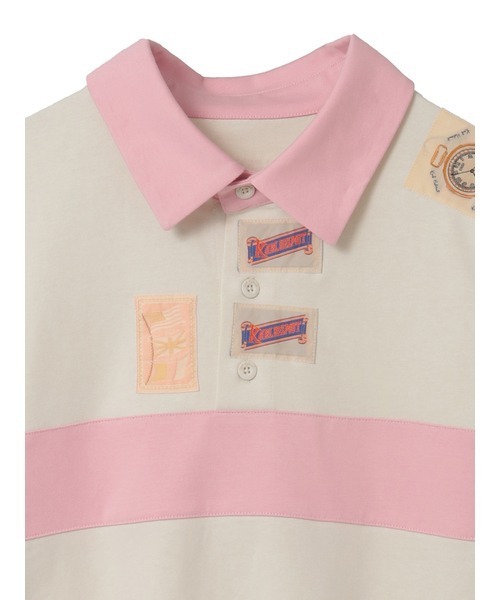 Karl Helmut tシャツ ネーム付きバックロゴラガーシャツ メンズ