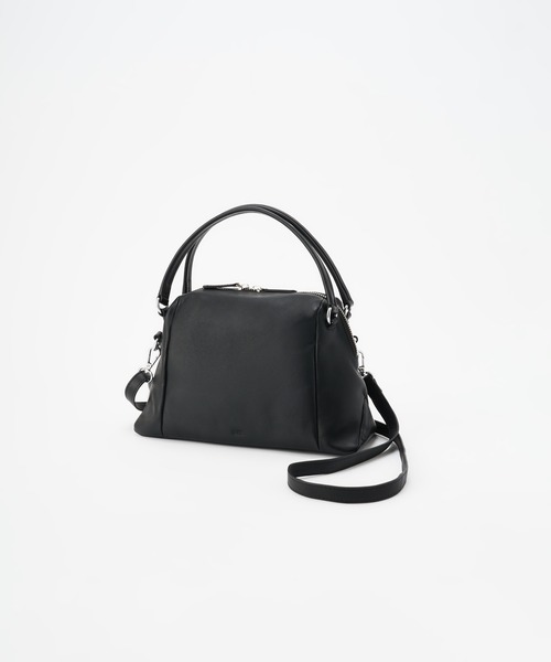 ボストンバッグ 「ONE./ワンドット」Mini Boston Shoulder Bag / 撥水レザー メンズ レディース