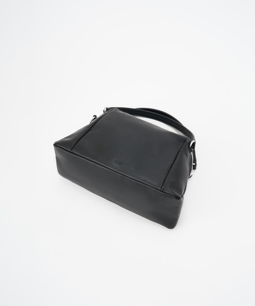 ボストンバッグ 「ONE./ワンドット」Mini Boston Shoulder Bag / 撥水レザー メンズ レディース_5