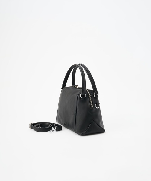 ボストンバッグ 「ONE./ワンドット」Mini Boston Shoulder Bag / 撥水レザー メンズ レディース_7