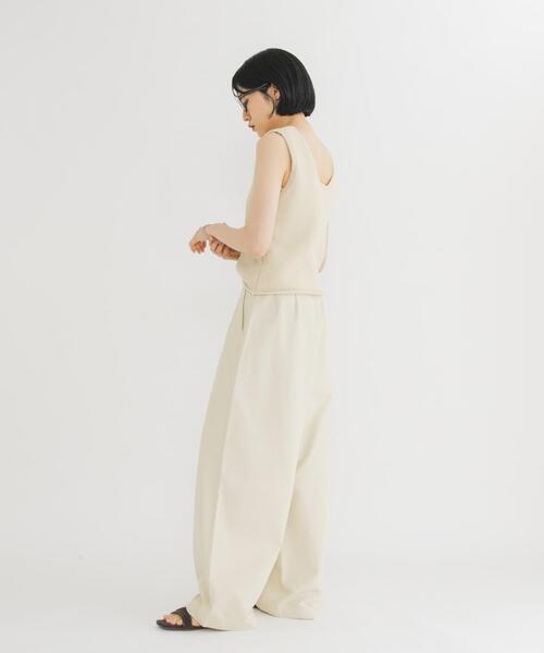 KBF（ケービーエフ） パンツ タックWIDEパンツ レディース : ZOZOTOWN