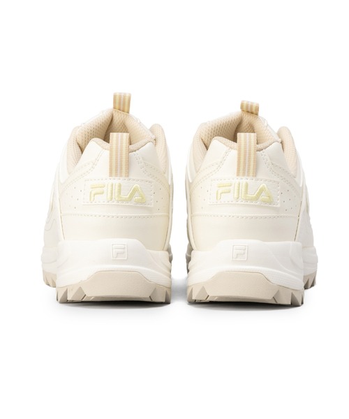 「FILA」 ローカットスニーカー 24.5cm ホワイト×パープル レディース_画像9