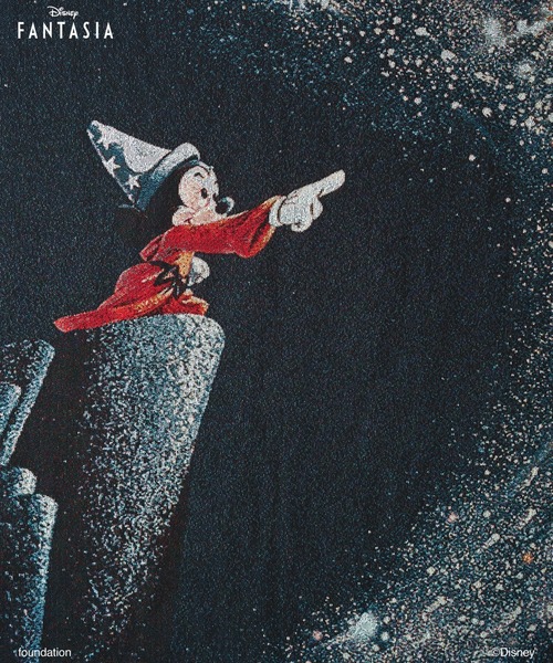 ディズニー ファンタジア　カーペット　ラグ CAMPHOR WOOD ラグ ラグマット DISNEY / FANTASIA / ARCHIVE POSTER