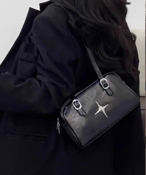 「shopnikoniko」 ショルダーバッグ フリー ブラック レディース_画像4