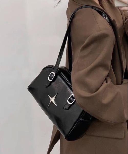 「shopnikoniko」 ショルダーバッグ フリー ブラック レディース_画像5