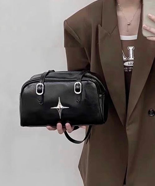 「shopnikoniko」 ショルダーバッグ フリー ブラック レディース_画像6