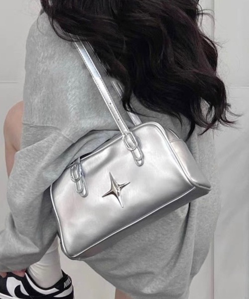 「shopnikoniko」 ショルダーバッグ フリー ブラック レディース_画像7