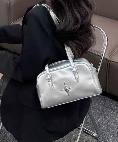 「shopnikoniko」 ショルダーバッグ フリー ブラック レディース_画像8