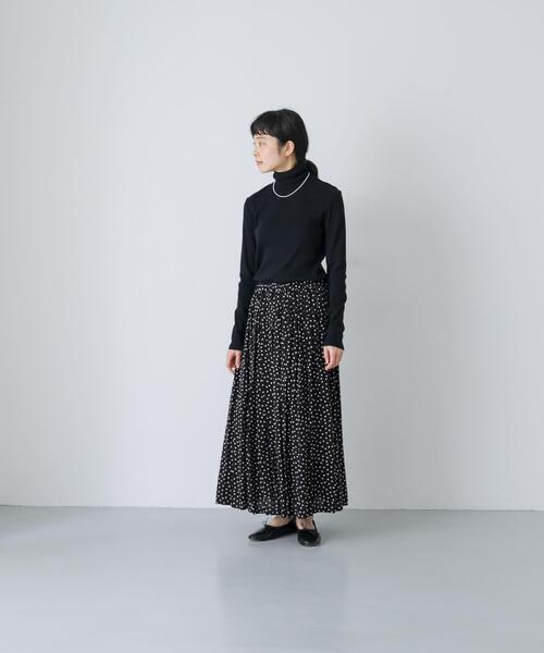 「かぐれ」 フレアスカート FREE ブラック レディース_画像8