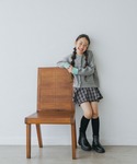 カーディガン メルティ配色クルーカーディガン/...の詳細画像2
