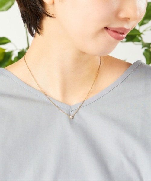 va vendome aoyama ネックレス シルバー ジルコニア1粒