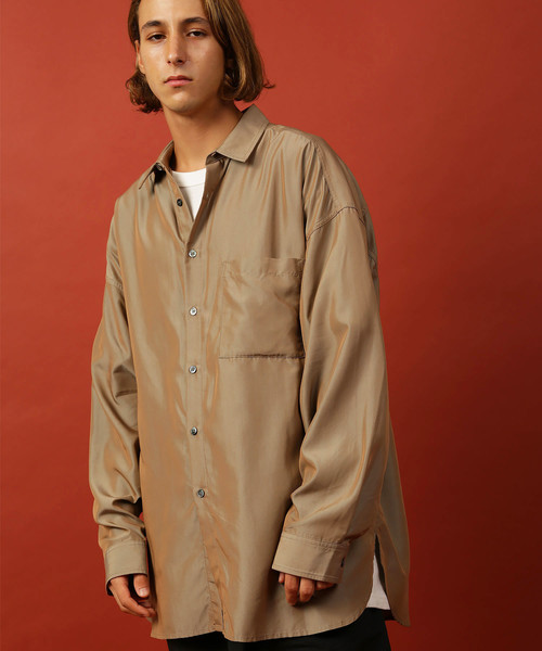 シャツ ブラウス ユニセックスでオススメ ビッグシルエットシャンブレーシャツ Zozotown Paypayモール店 通販 Paypayモール