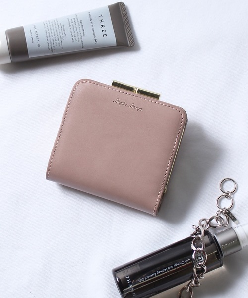 定価の ｏｆｆ 財布 Legato Largo レガートラルゴ フェイクレザー がま口 2つ折り Lj E 696円 Aynaelda Com