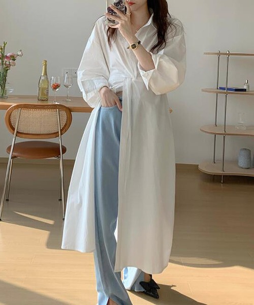 シャツワンピース 2Wayロングシャツワンピース : ZOZOTOWN Yahoo!店