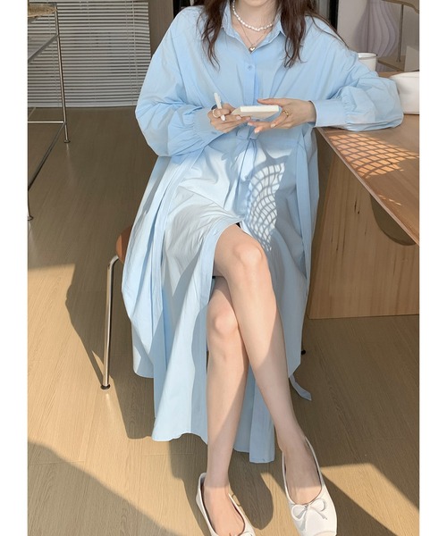 シャツワンピース 2Wayロングシャツワンピース : ZOZOTOWN Yahoo!店