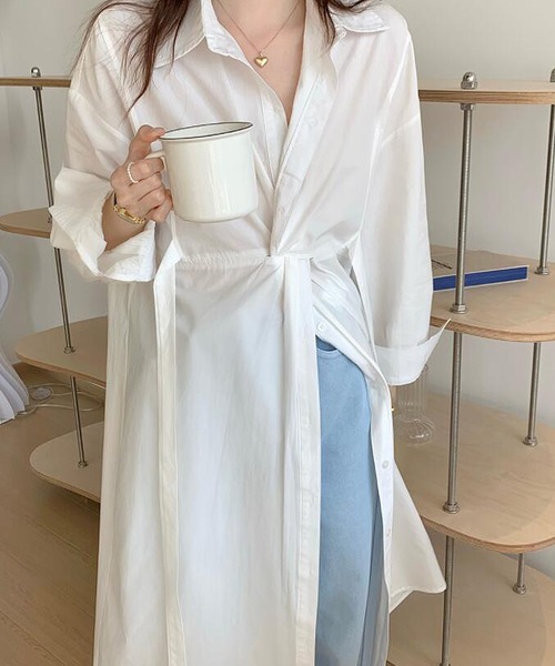 シャツワンピース 2Wayロングシャツワンピース : ZOZOTOWN Yahoo!店